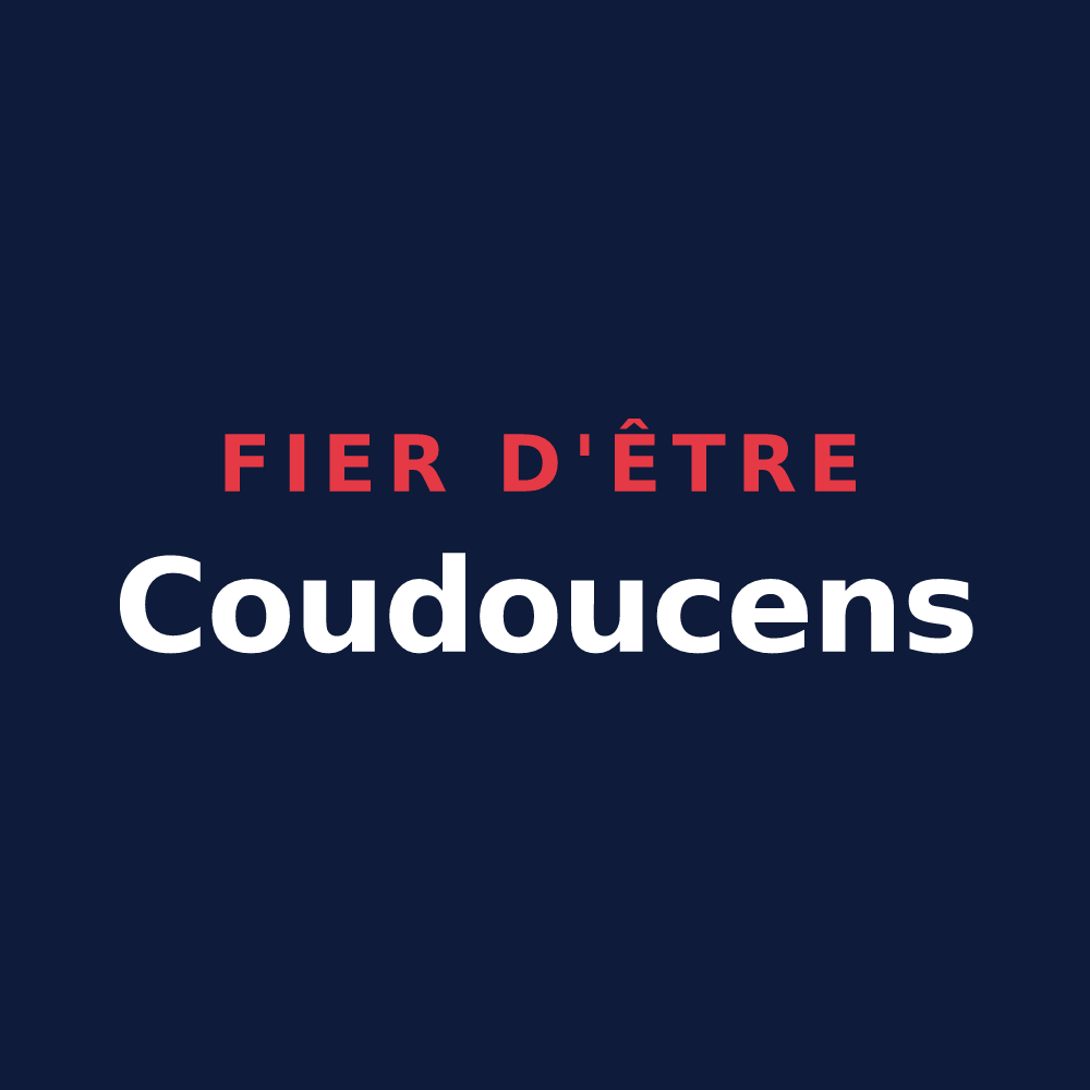 T-shirt « Fier d'être Coudoucens » — design pour Coudoux