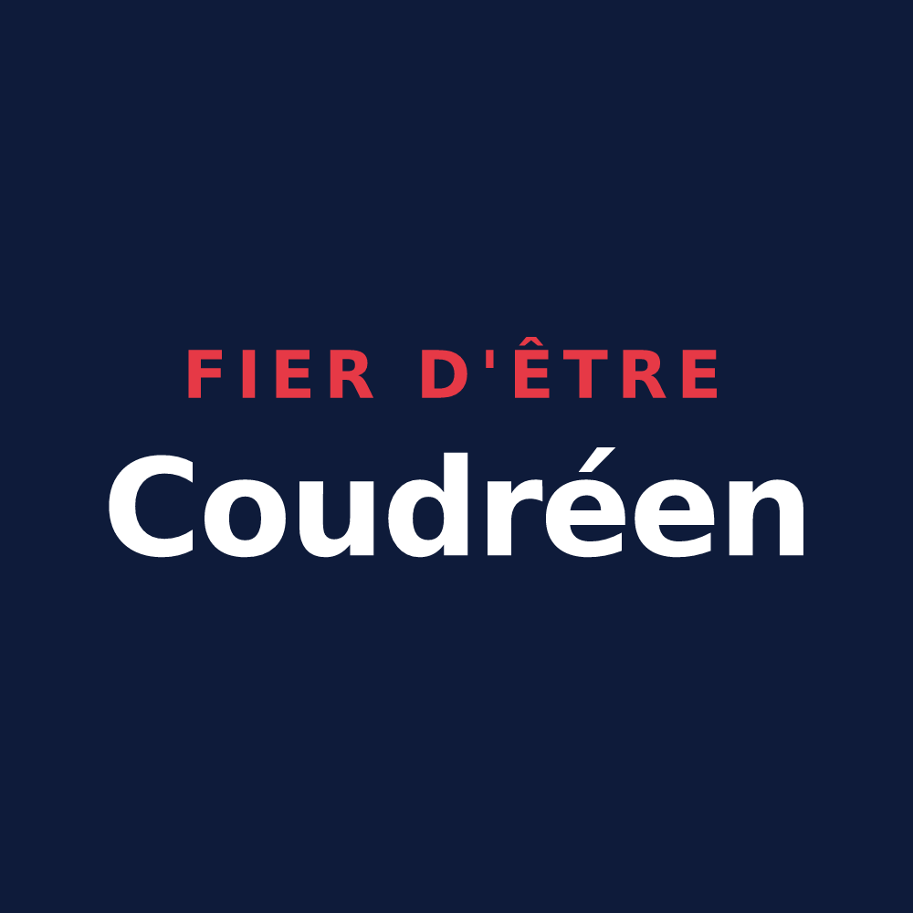T-shirt « Fier d'être Coudréen » — design pour Coudray