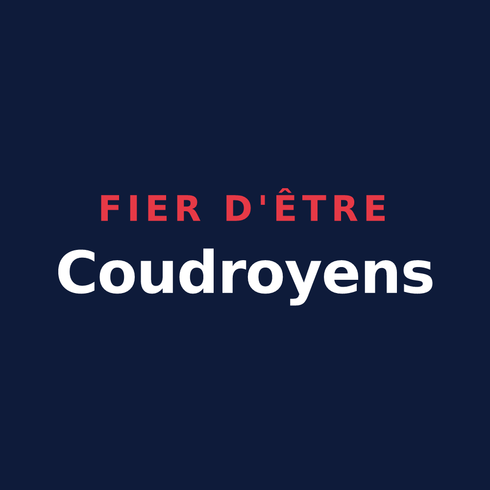 T-shirt « Fier d'être Coudroyens » — design pour Coudroy