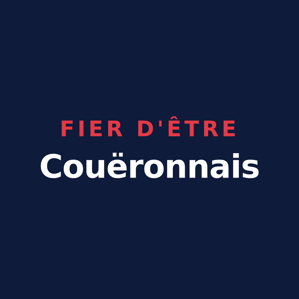 T-shirt « Fier d'être Couëronnais » — design pour Couëron