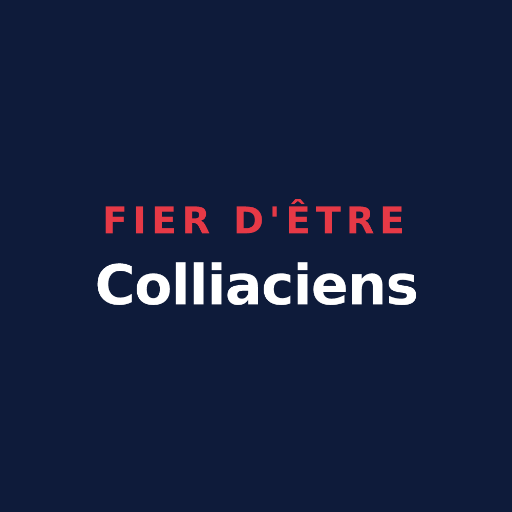 T-shirt « Fier d'être Colliaciens » — design pour Couilly-Pont-aux-Dames