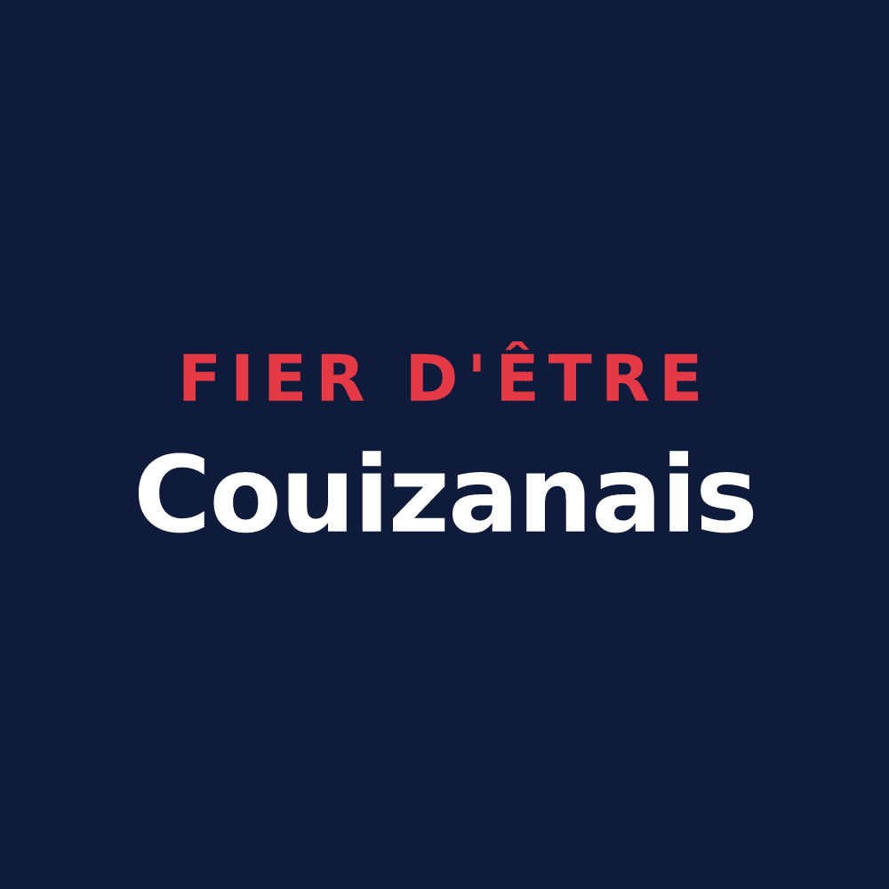 T-shirt « Fier d'être Couizanais » — design pour Couiza