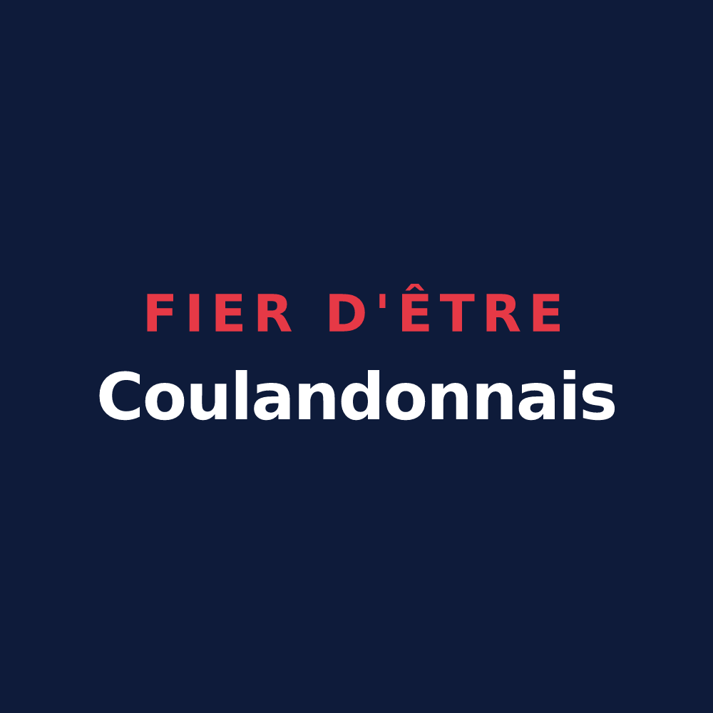 T-shirt « Fier d'être Coulandonnais » — design pour Coulandon