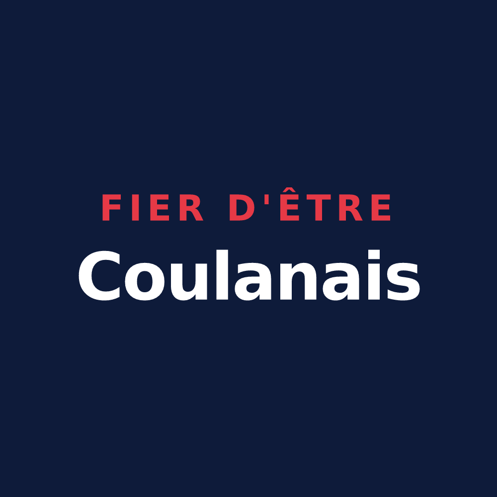T-shirt « Fier d'être Coulanais » — design pour Coulans-sur-Gée