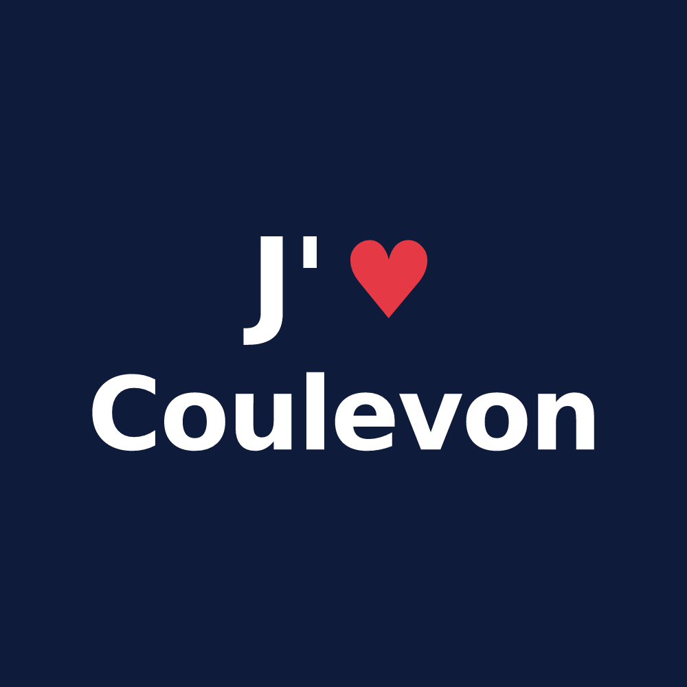 T-shirt personnalisé Coulevon — design J'aime Coulevon