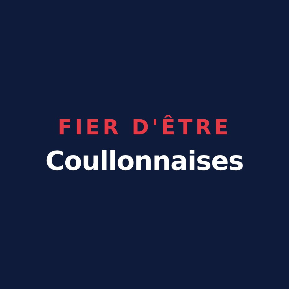 T-shirt « Fier d'être Coullonnaises » — design pour Coullons