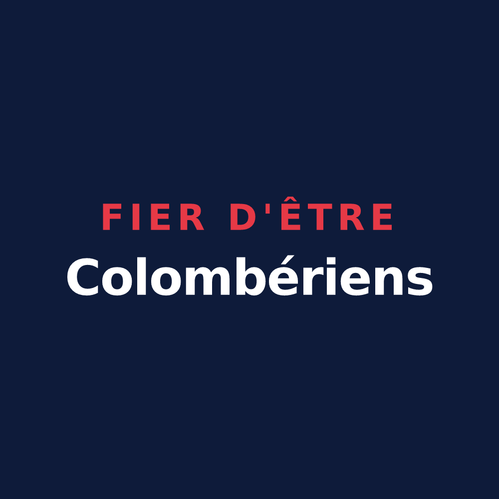 T-shirt « Fier d'être Colombériens » — design pour Coulombiers