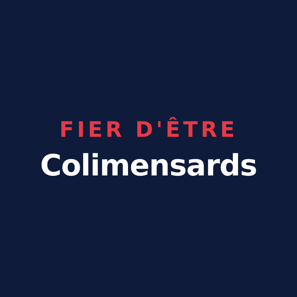 T-shirt « Fier d'être Colimensards » — design pour Coulommes-et-Marqueny