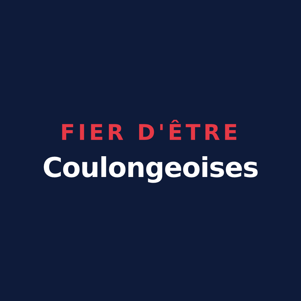 T-shirt « Fier d'être Coulongeoises » — design pour Coulonges-sur-l'Autize