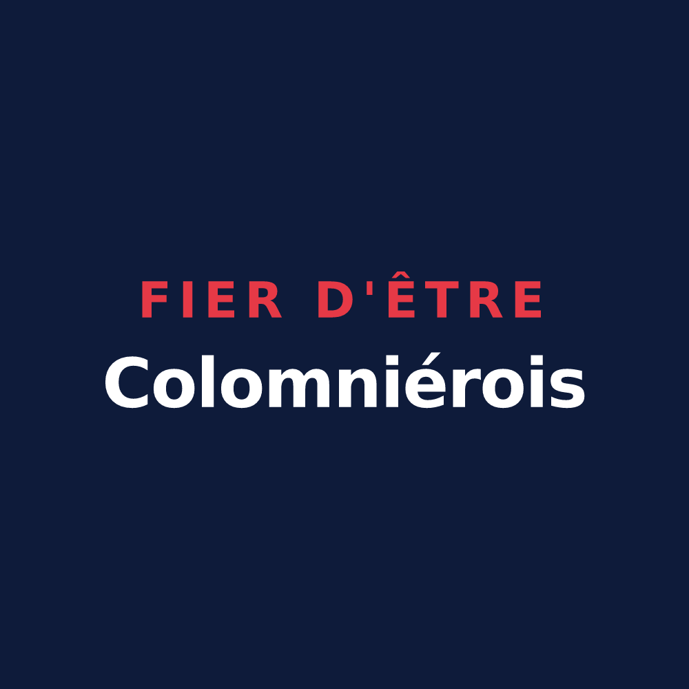 T-shirt « Fier d'être Colomniérois » — design pour Coulounieix-Chamiers