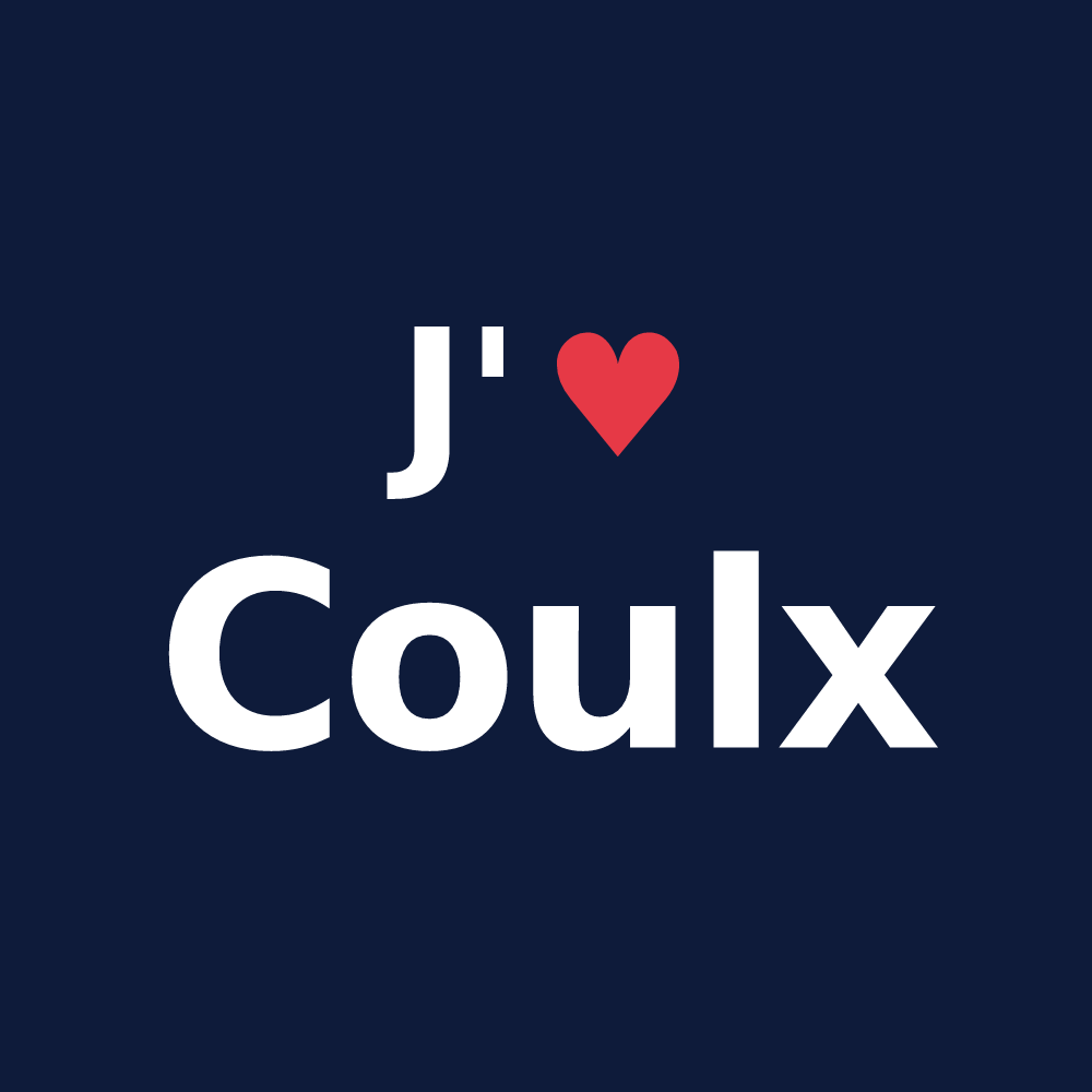 T-shirt personnalisé Coulx — design J'aime Coulx