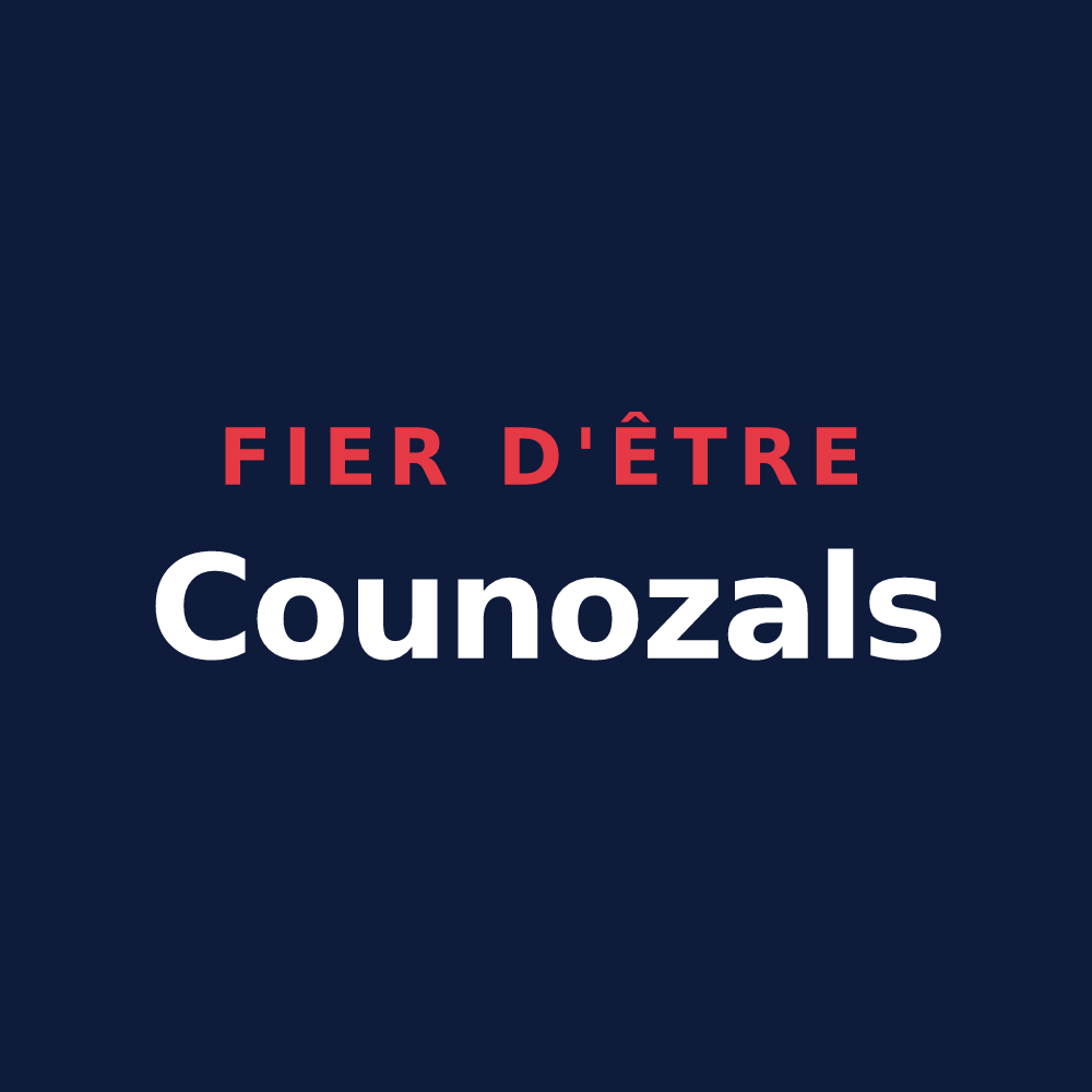 T-shirt « Fier d'être Counozals » — design pour Counozouls