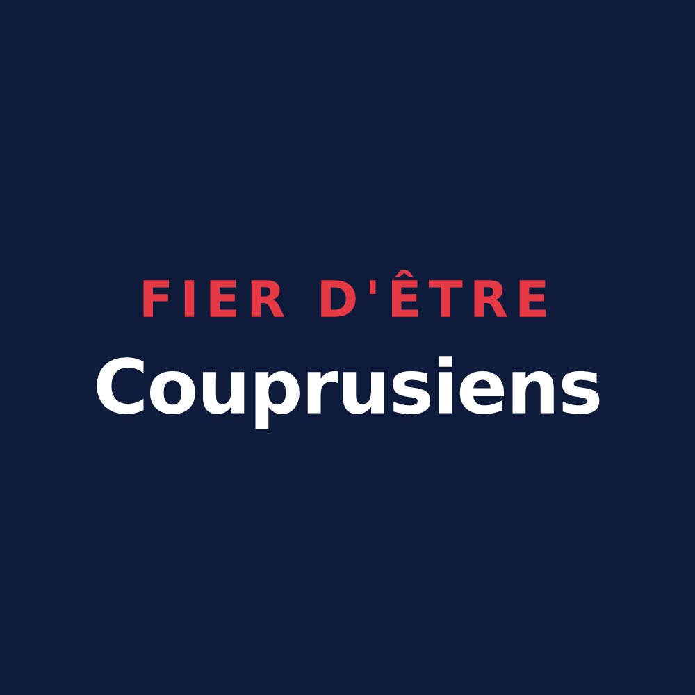 T-shirt « Fier d'être Couprusiens » — design pour Coupru