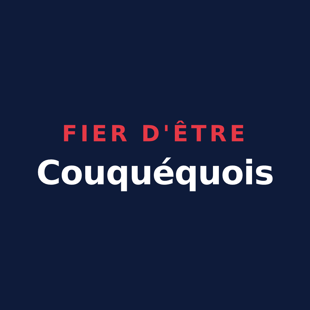 T-shirt « Fier d'être Couquéquois » — design pour Couquèques