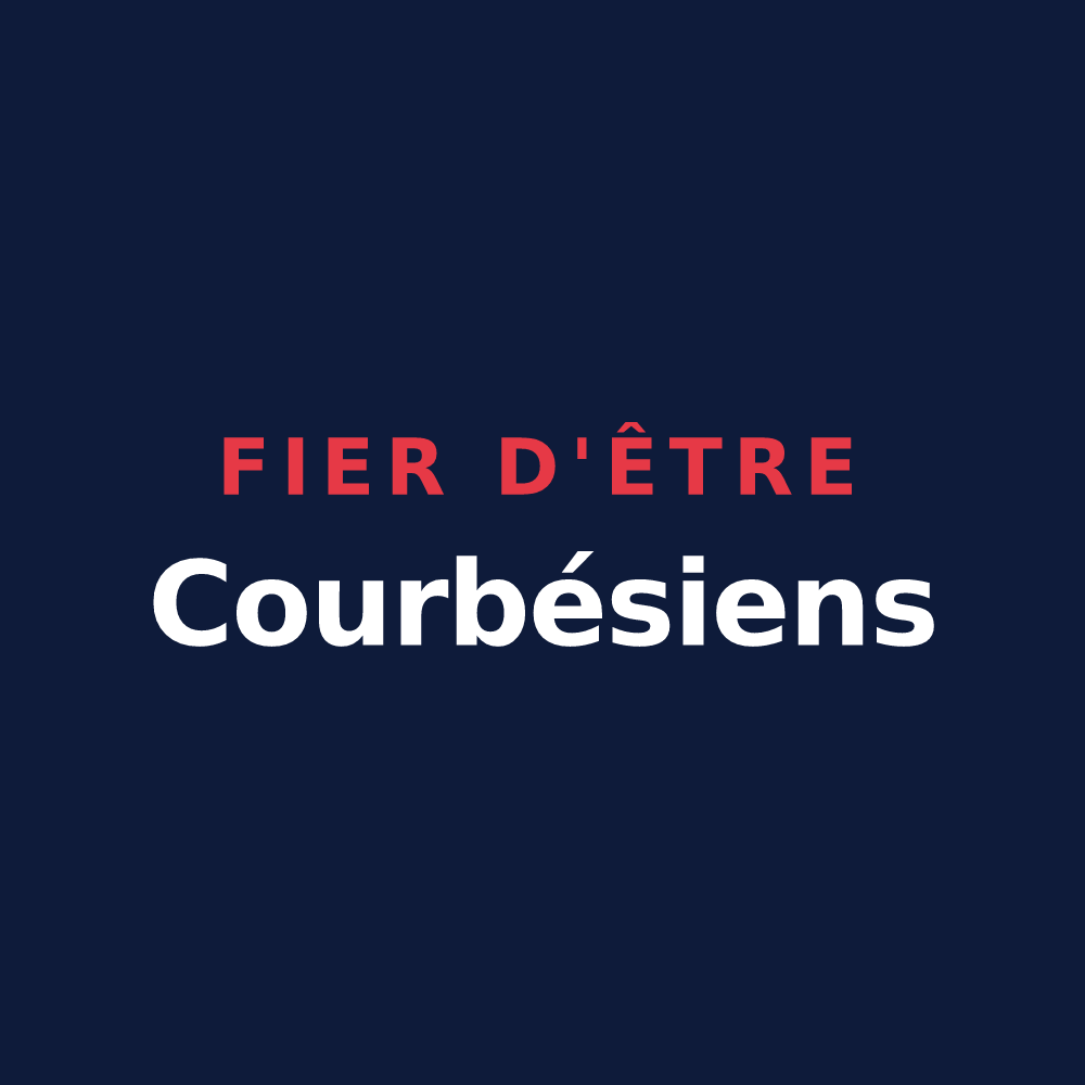 T-shirt « Fier d'être Courbésiens » — design pour Courbes