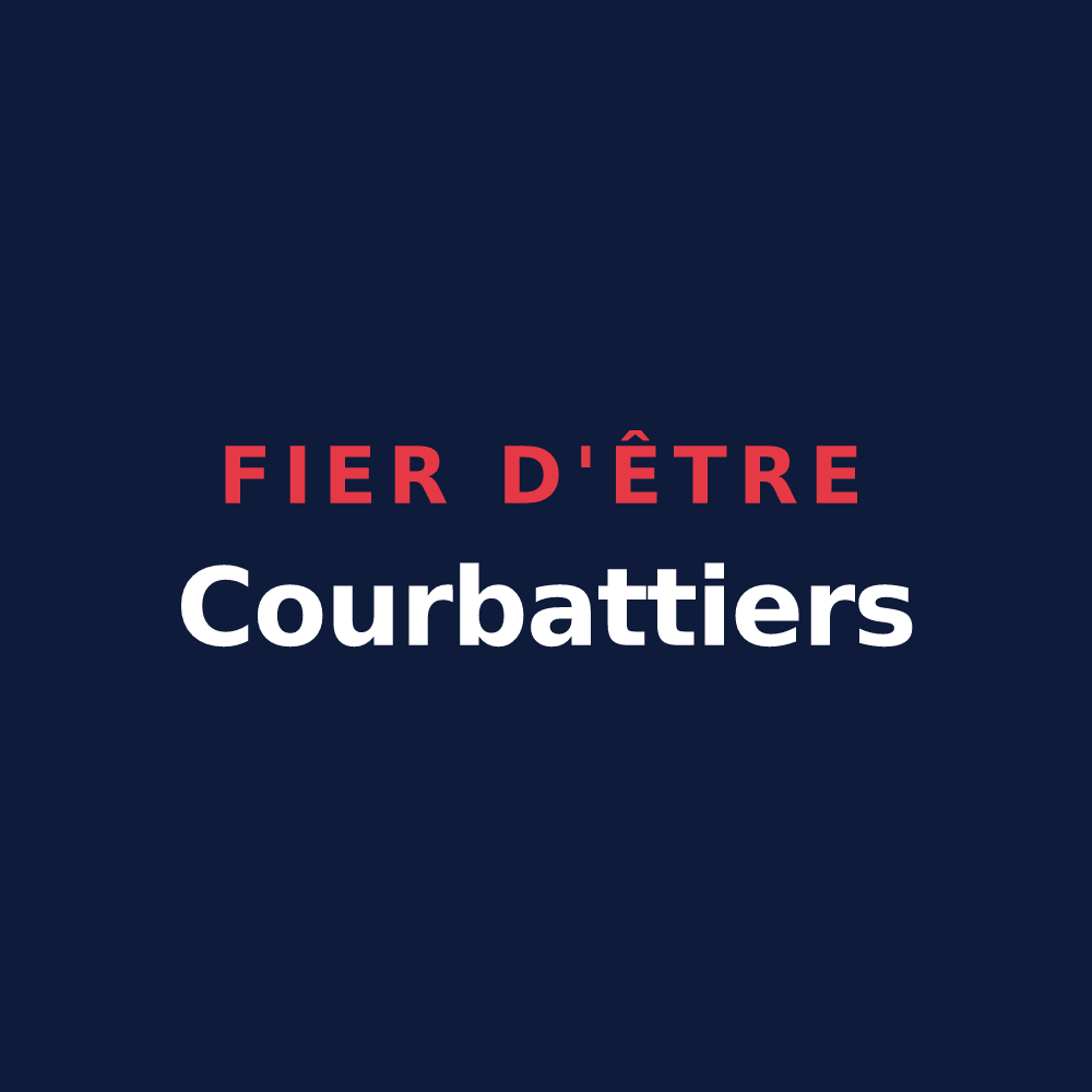T-shirt « Fier d'être Courbattiers » — design pour Courbette