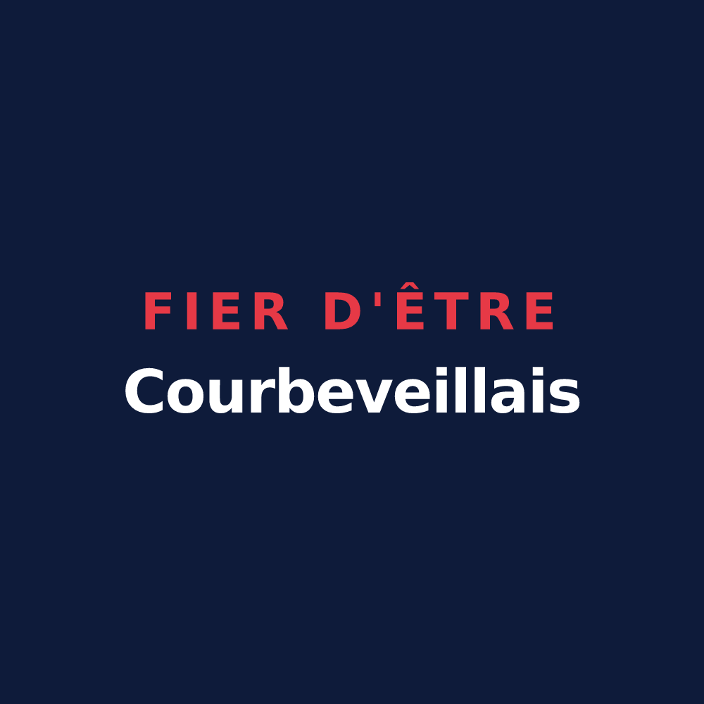 T-shirt « Fier d'être Courbeveillais » — design pour Courbeveille