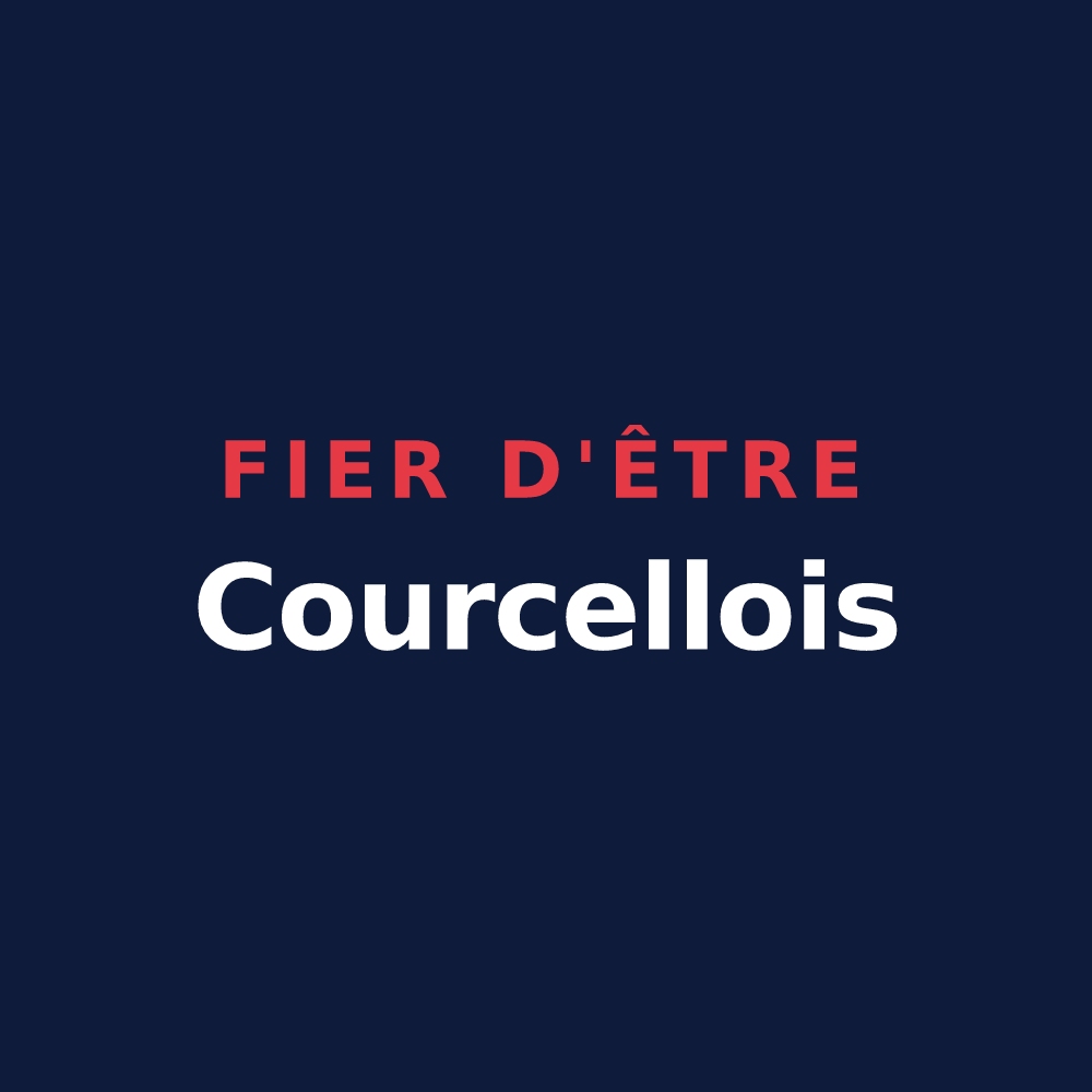 T-shirt « Fier d'être Courcellois » — design pour Courcelles-sur-Viosne