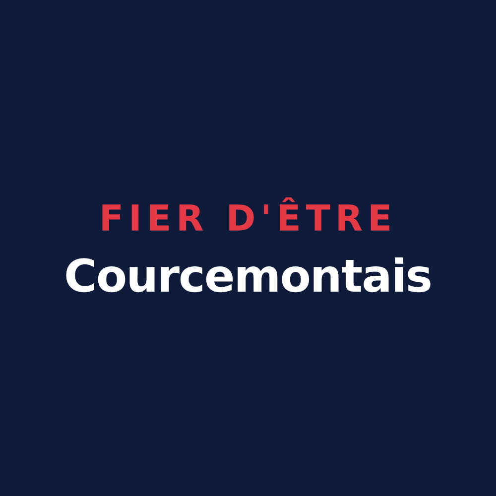 T-shirt « Fier d'être Courcemontais » — design pour Courcemont
