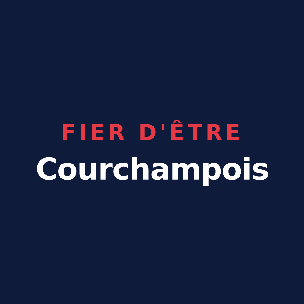 T-shirt « Fier d'être Courchampois » — design pour Courchamps
