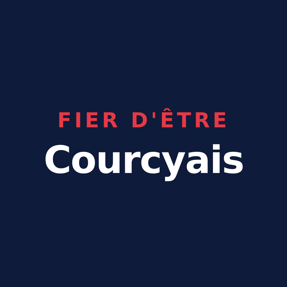 T-shirt « Fier d'être Courcyais » — design pour Courcy