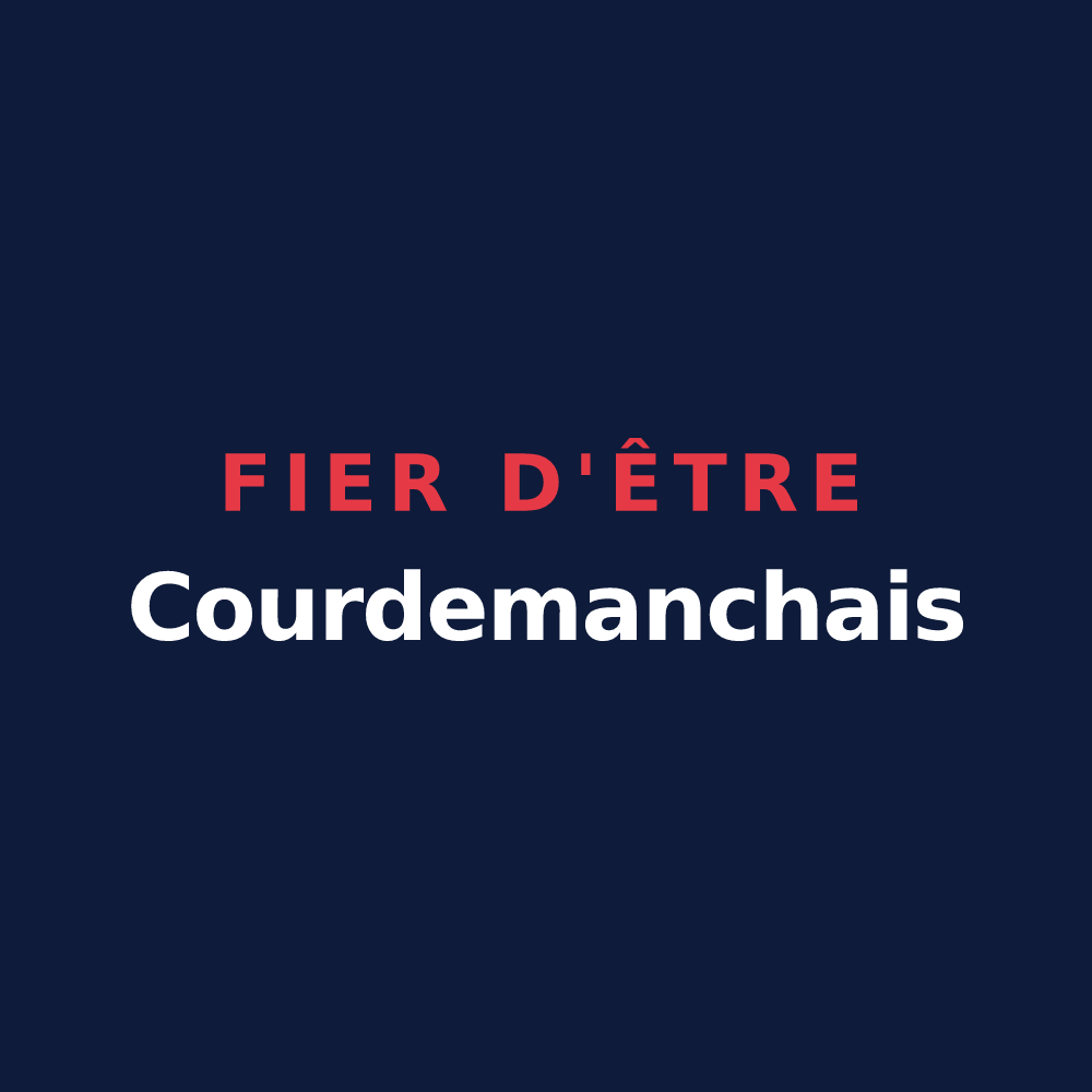 T-shirt « Fier d'être Courdemanchais » — design pour Courdemanche
