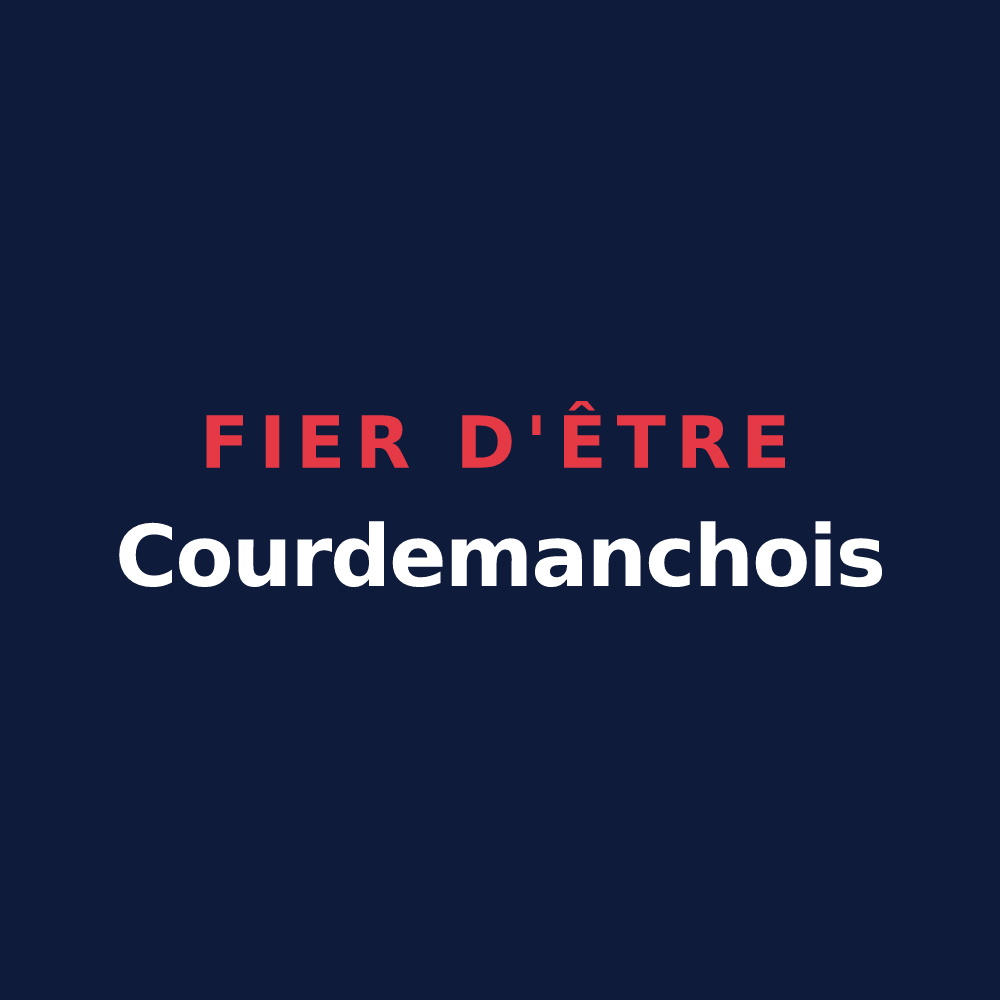T-shirt « Fier d'être Courdemanchois » — design pour Courdemanche