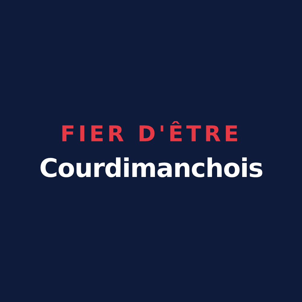 T-shirt « Fier d'être Courdimanchois » — design pour Courdimanche