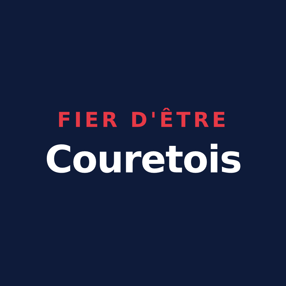 T-shirt « Fier d'être Couretois » — design pour Couret