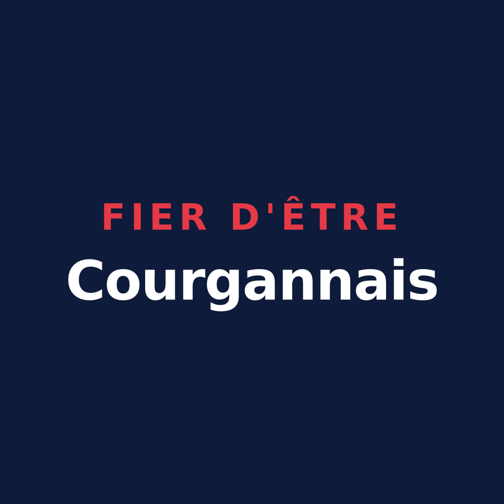 T-shirt « Fier d'être Courgannais » — design pour Courgains