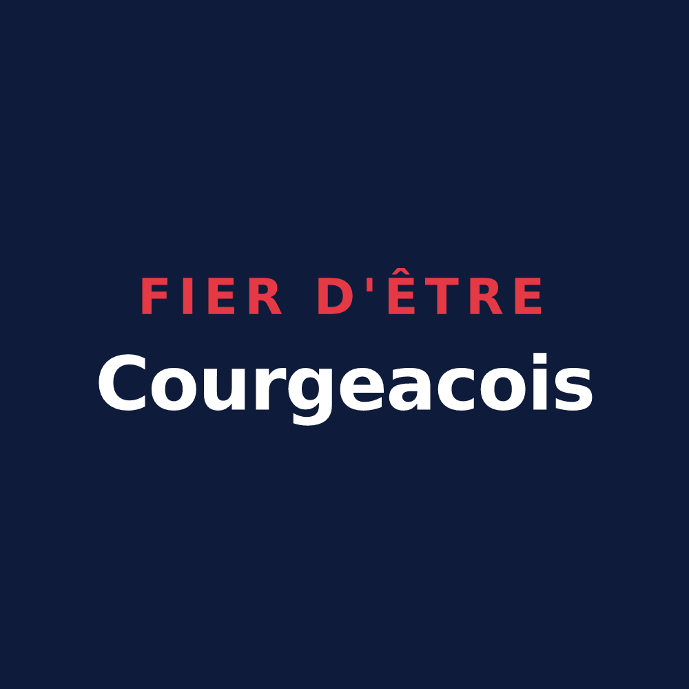 T-shirt « Fier d'être Courgeacois » — design pour Courgeac