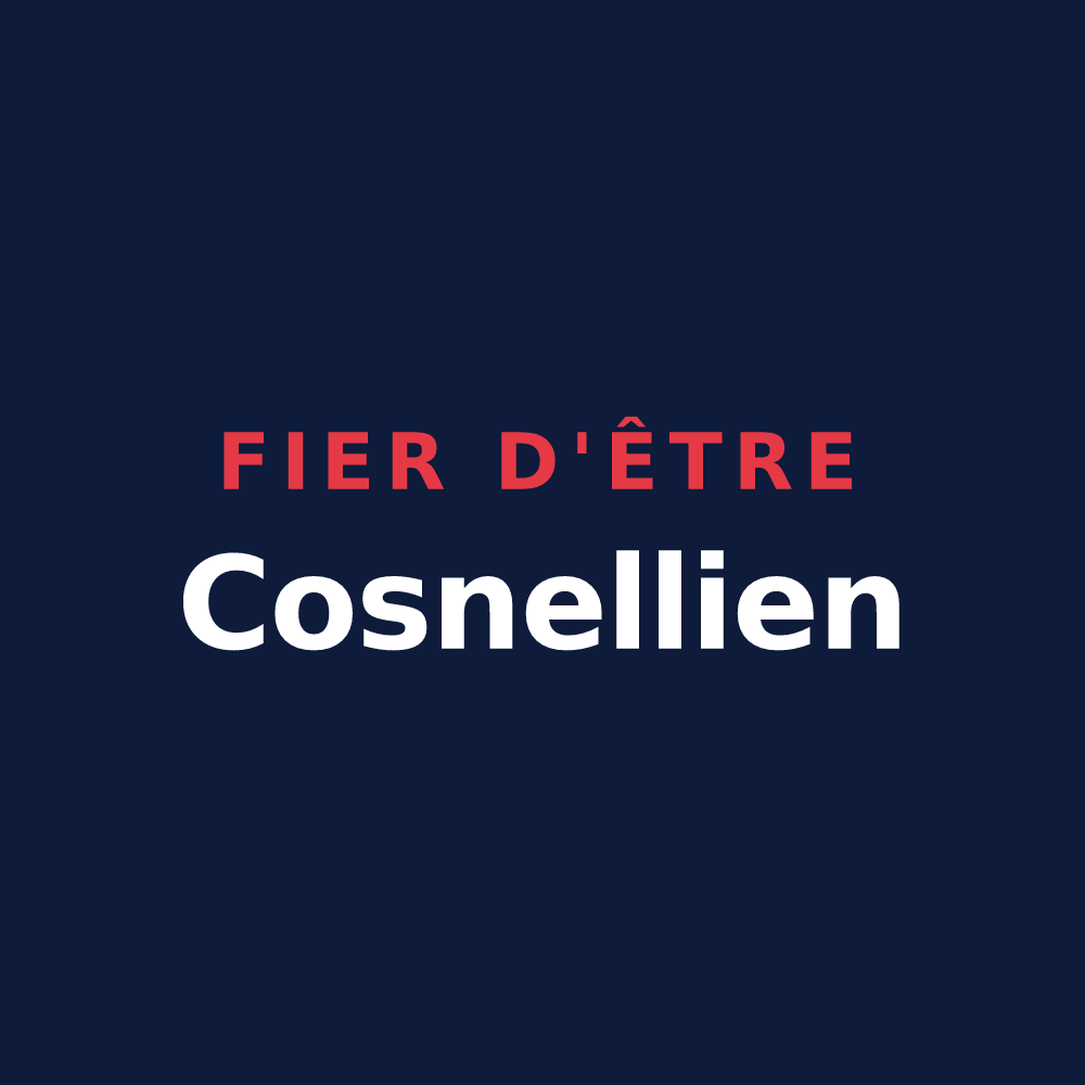 T-shirt « Fier d'être Cosnellien » — design pour Courgenard