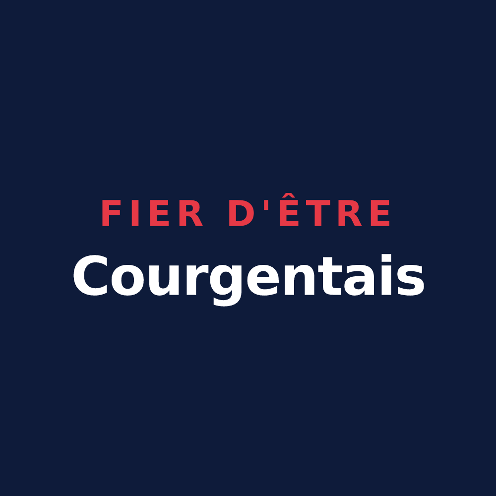 T-shirt « Fier d'être Courgentais » — design pour Courgent