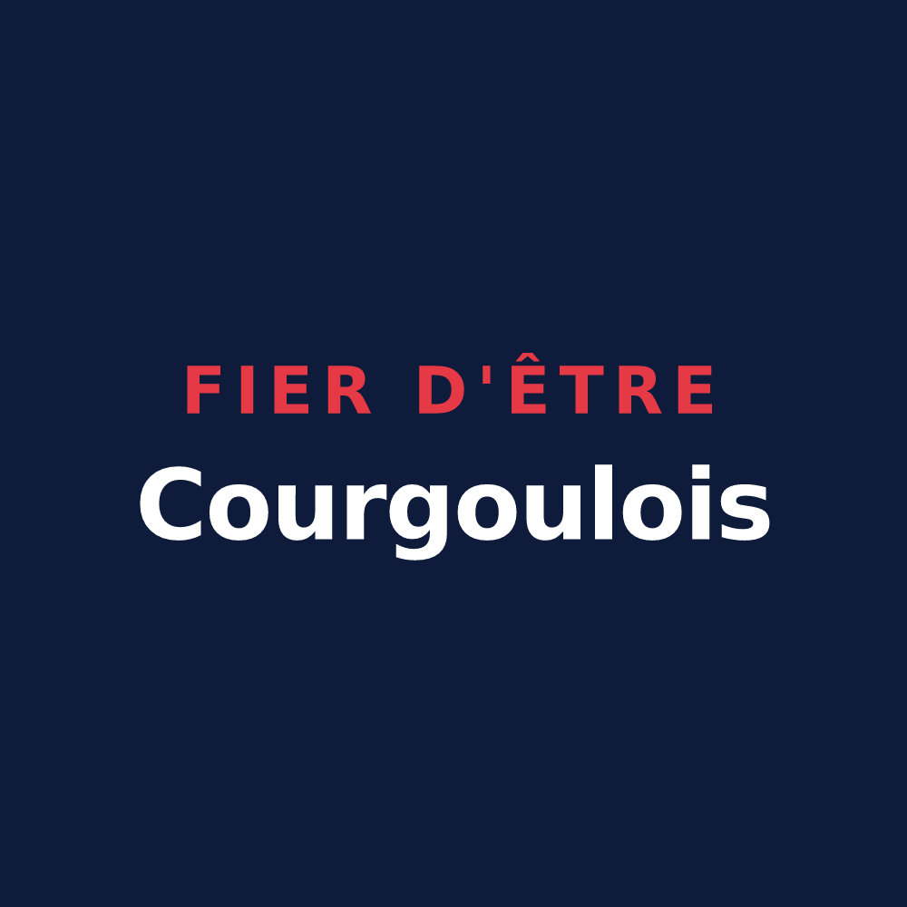 T-shirt « Fier d'être Courgoulois » — design pour Courgoul