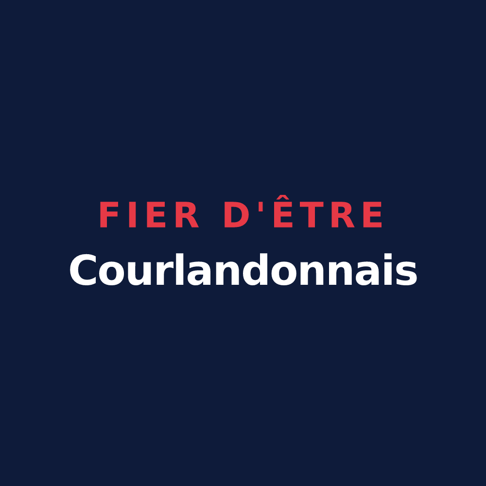 T-shirt « Fier d'être Courlandonnais » — design pour Courlandon