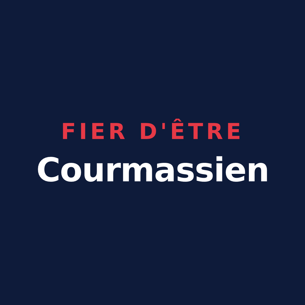 T-shirt « Fier d'être Courmassien » — design pour Courmas