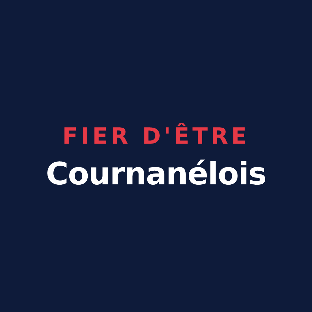 T-shirt « Fier d'être Cournanélois » — design pour Cournanel