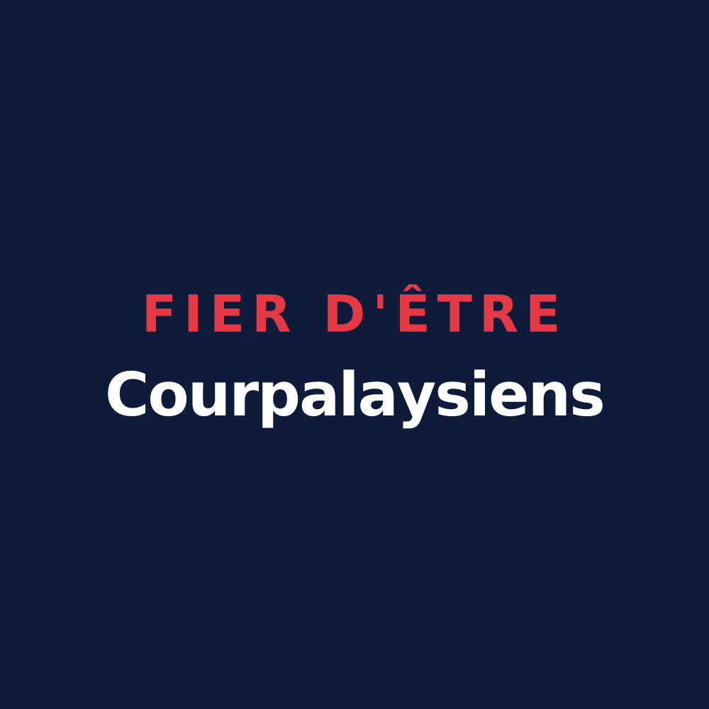 T-shirt « Fier d'être Courpalaysiens » — design pour Courpalay