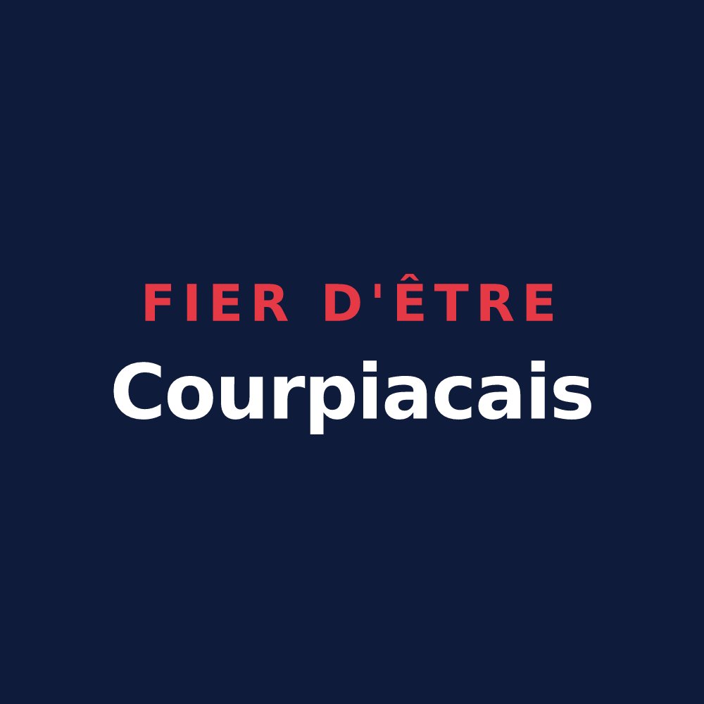 T-shirt « Fier d'être Courpiacais » — design pour Courpiac
