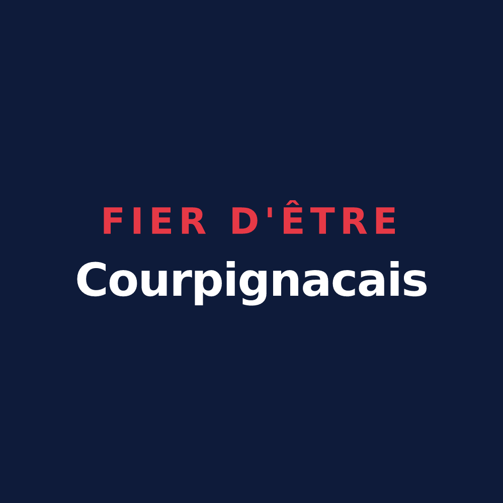 T-shirt « Fier d'être Courpignacais » — design pour Courpignac