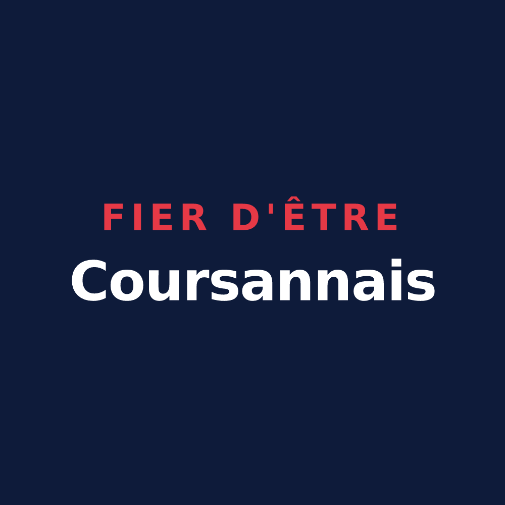 T-shirt « Fier d'être Coursannais » — design pour Coursan-en-Othe