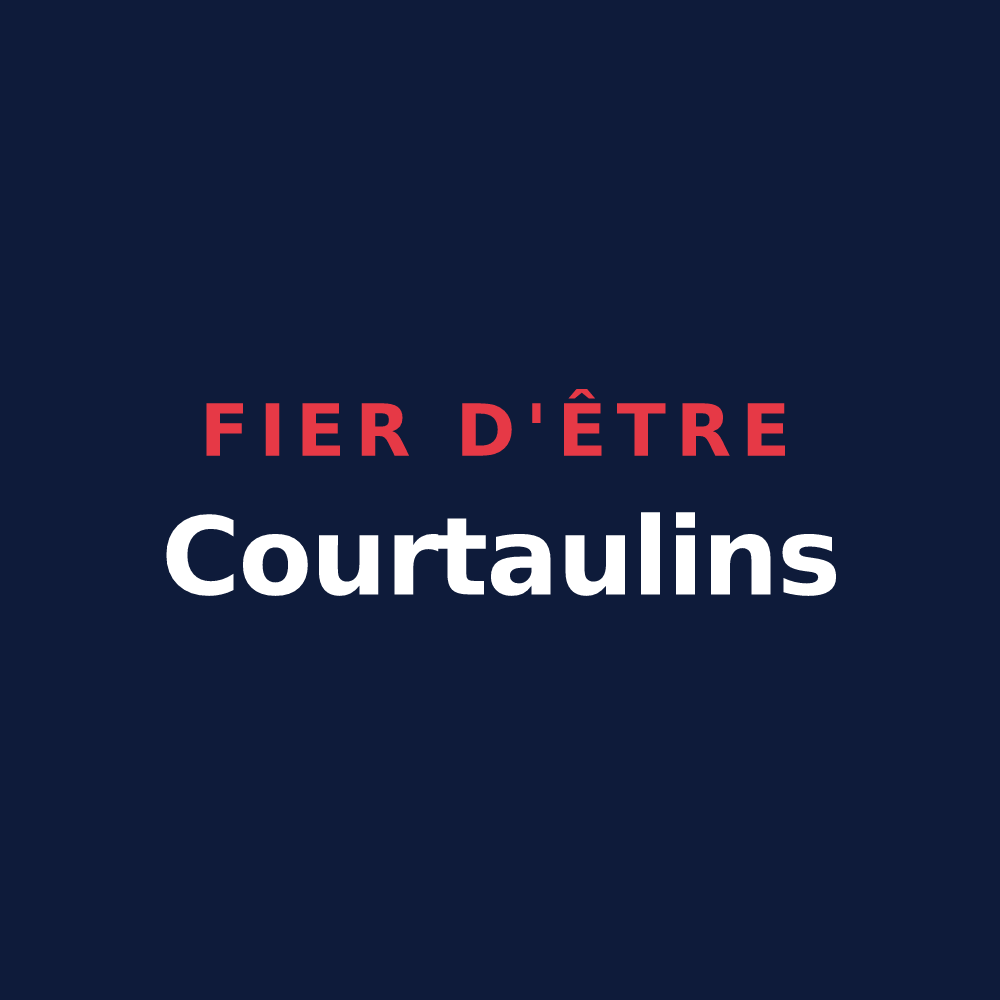 T-shirt « Fier d'être Courtaulins » — design pour Courtauly