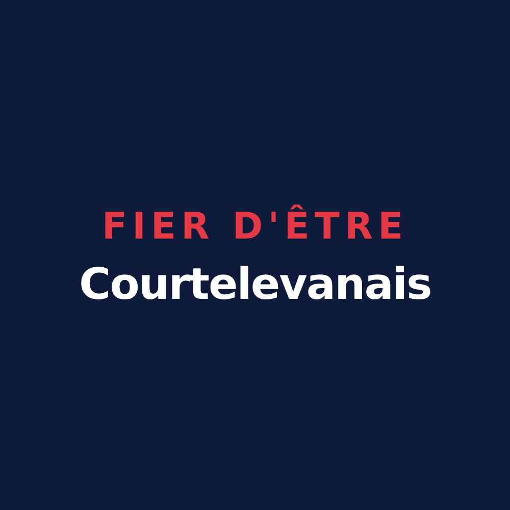 T-shirt « Fier d'être Courtelevanais » — design pour Courtelevant