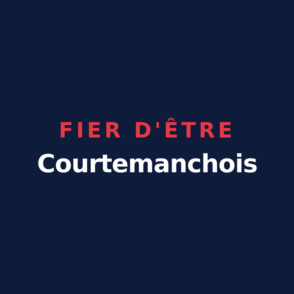 T-shirt « Fier d'être Courtemanchois » — design pour Courtemanche