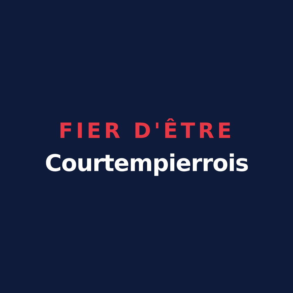T-shirt « Fier d'être Courtempierrois » — design pour Courtempierre