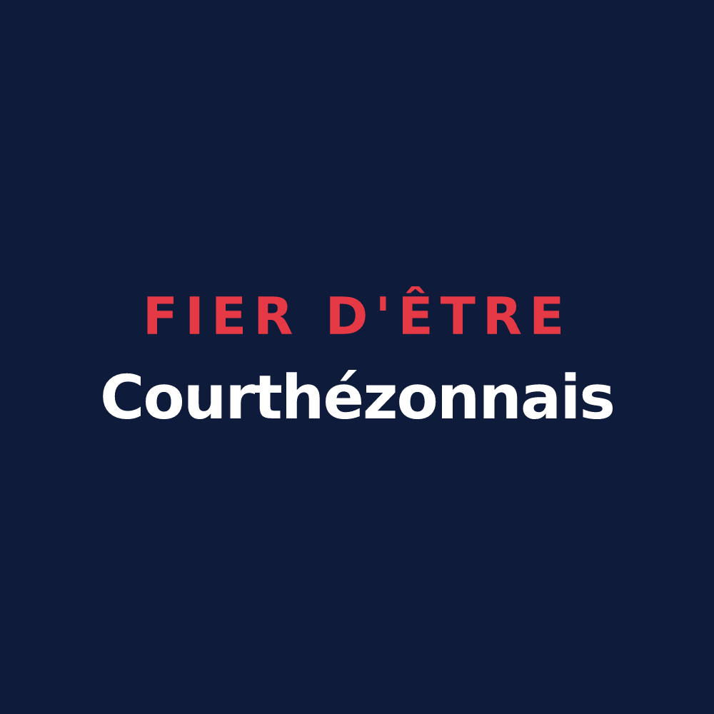 T-shirt « Fier d'être Courthézonnais » — design pour Courthézon
