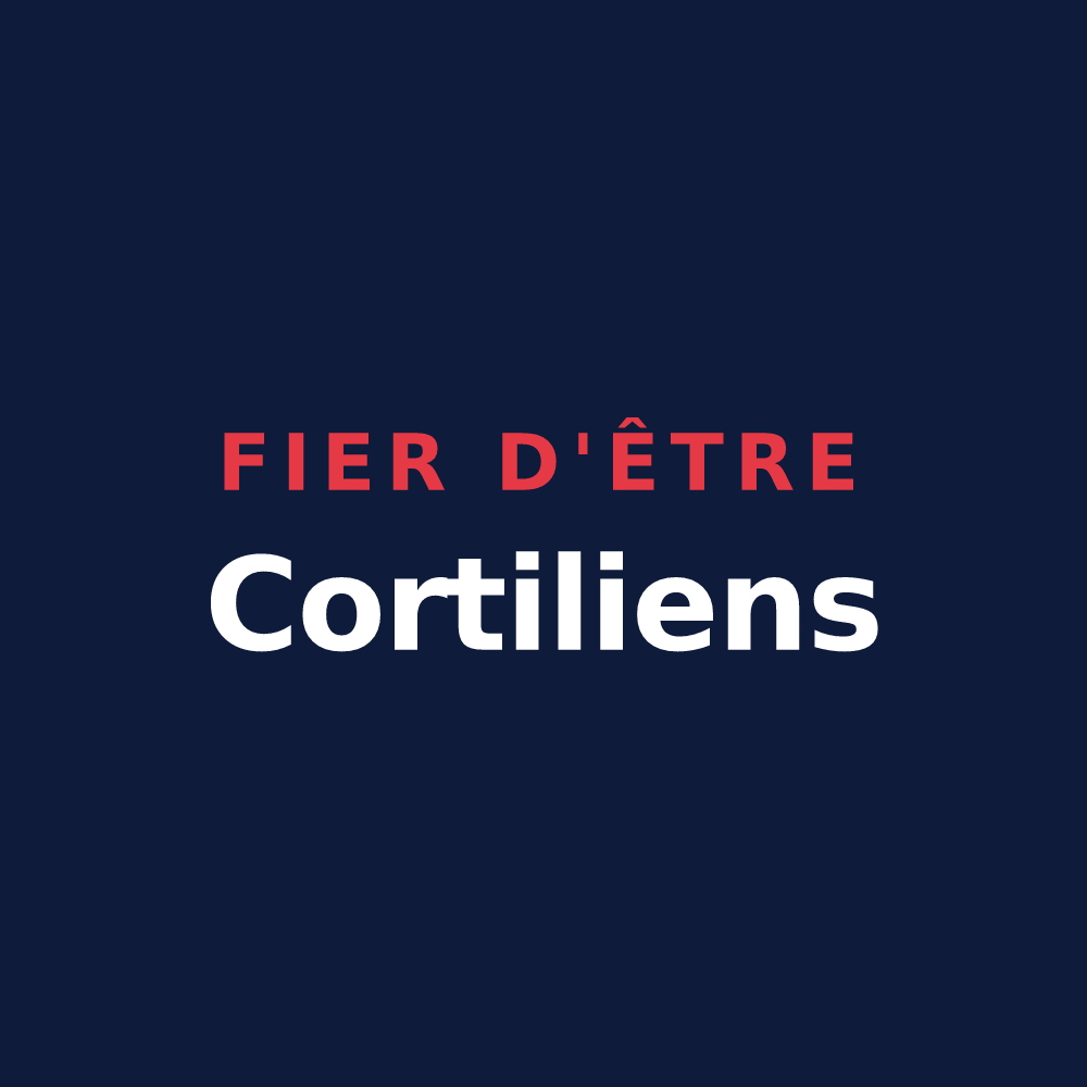 T-shirt « Fier d'être Cortiliens » — design pour Courtieux