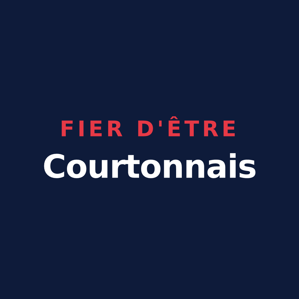 T-shirt « Fier d'être Courtonnais » — design pour Courtonne-les-Deux-Églises