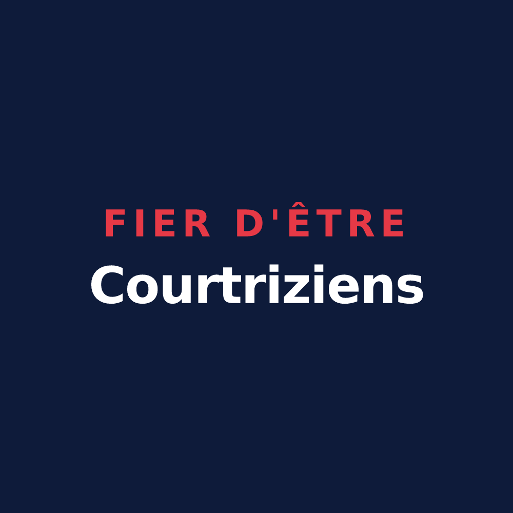 T-shirt « Fier d'être Courtriziens » — design pour Courtrizy-et-Fussigny