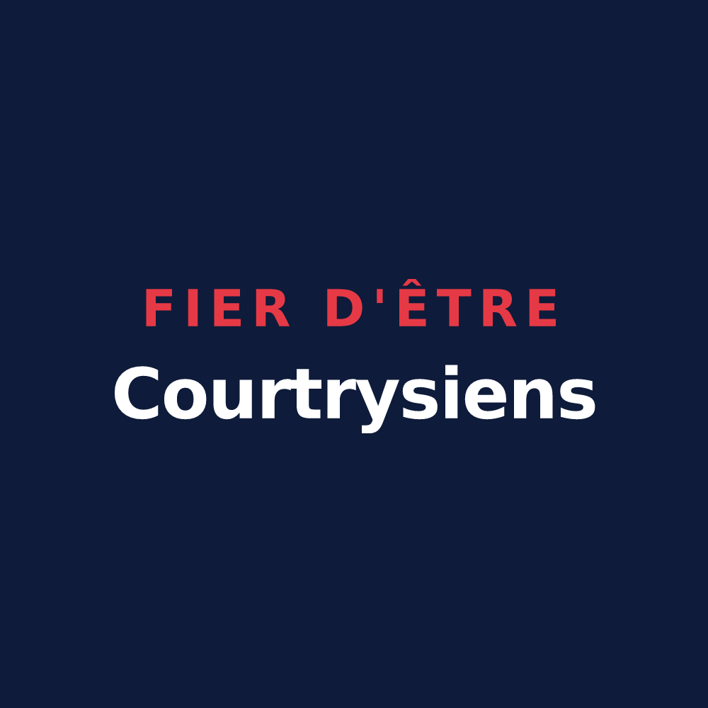 T-shirt « Fier d'être Courtrysiens » — design pour Courtry